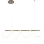 Lámpara Decorativa Colgante, 45W, Tres Tonos, Wave C1, Lucerna