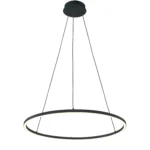 Lámpara Decorativa Colgante Negra, 28W, Tres Tonos, Urano N, Lucerna