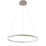 Lámpara Decorativa Colgante Níquel, 28W, Tres Tonos, Urano NI, Lucerna
