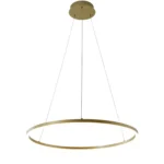 Lámpara Decorativa Colgante Oro, 28W, Tres Tonos, Urano O, Lucerna