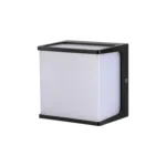 Lámpara Decorativa de Aplique Cúbica Negra y Blanca, 12W, 3000K, Stylish Design, Lucerna