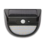 Lámpara Decorativa de Aplique Negra Carga Solar, 3000K, Stylish Dsign, Lucerna
