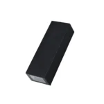 Lámpara Decorativa de Aplique Rectangular Vertical Negra, 5W, 3000K, Stylish Design, Lucerna