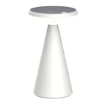 Lámpara Decorativa de Mesa Blanca, Recargable USB, 3 Tonos, Funghi, Lucerna
