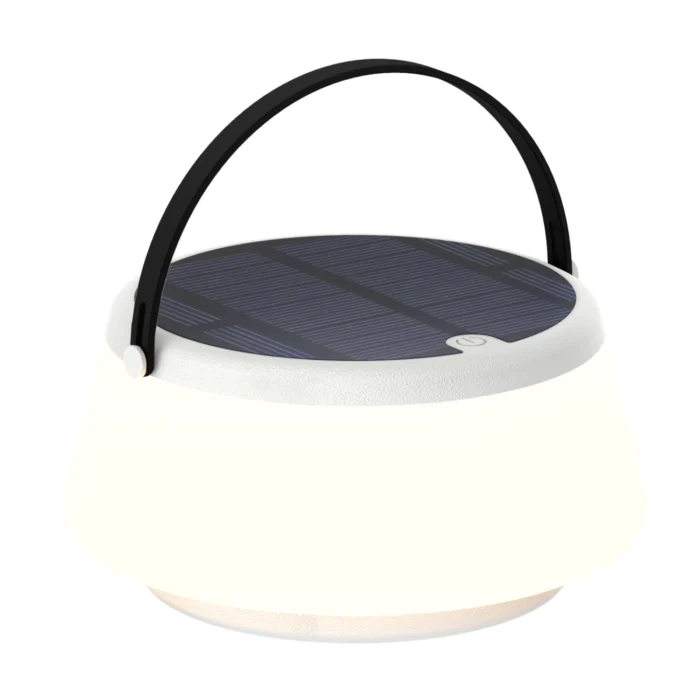 Lámpara Decorativa de Mesa Blanca, Recargable USB, 3 Tonos, Nomad, Lucerna - Imagen 2
