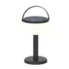 Lámpara Decorativa de Mesa Negra, Recargable USB, 3 Tonos, Nomad, Lucerna