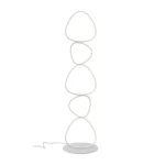 Lámpara Decorativa de Piso Blanca, 48W, 3 Tonos, Menhir, Lucerna