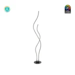 Lámpara Decorativa de Piso Negra, 42W, 3 Tonos, Pacific, Lucerna