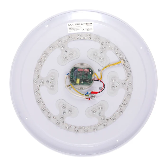 Lámpara Decorativa de Techo(Plafón) RGB con Parlante Bluetooth, 36W, Tres Tonos, Sonic, Lucerna - Imagen 3