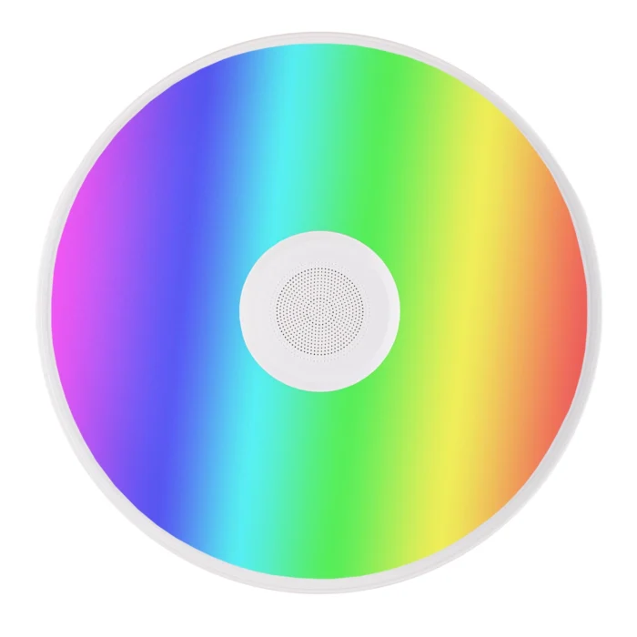 Lámpara Decorativa de Techo(Plafón) RGB con Parlante Bluetooth, 36W, Tres Tonos, Sonic, Lucerna - Imagen 2