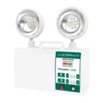 Lámpara de Emergencia  Superficial Doble Foco, 2 x 1.2W, Lucerna
