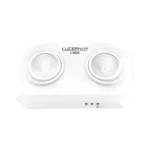 Lámpara de Emergencia Superficial Doble Foco, 2 x 1W, Lucerna