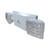 Luminaria de Emergencia Rectangular Doble Foco, 4,5W, 3000K, Hammer