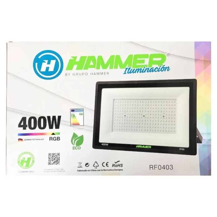 Reflector RGB, 400W, Hammer - Imagen 5