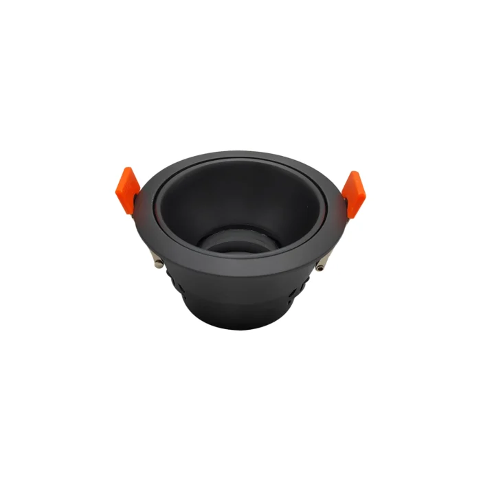 4 Pack Aro Empotrable para Spot c/Sócate GU10, Negro, Lucerna - Imagen 2