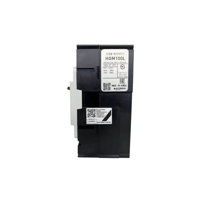 Breaker Caja Moldeada HGM100L 2x100A, Hyundai - Imagen 3