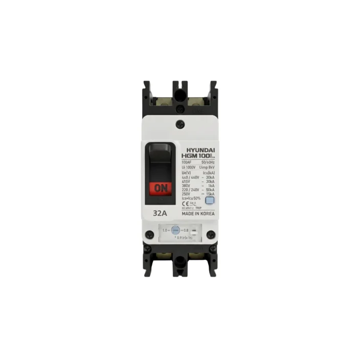 Breaker Caja Moldeada HGM100L 2x32A, Hyundai - Imagen 2