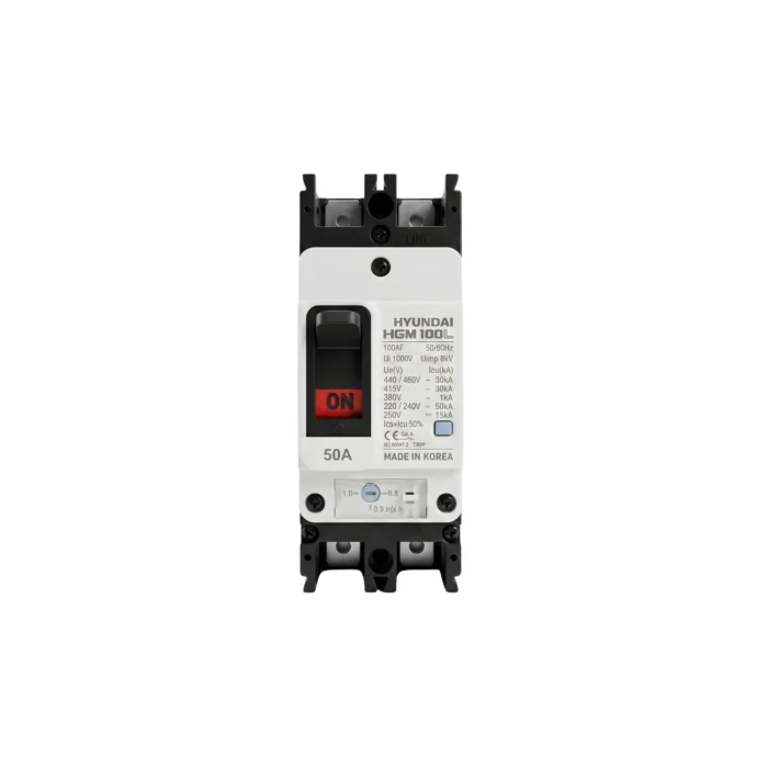 Breaker Caja Moldeada HGM100L 2x50A, Hyundai - Imagen 2