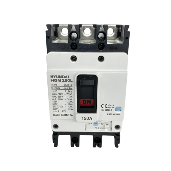 Breaker Caja Moldeada HGM250L 3x150A, Hyundai - Imagen 3