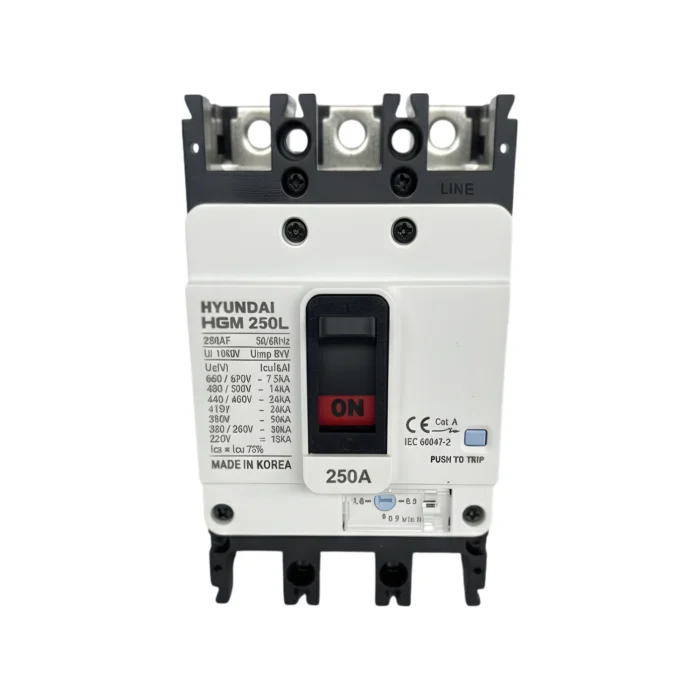 Breaker Caja Moldeada HGM250L 3x250A, Hyundai - Imagen 2