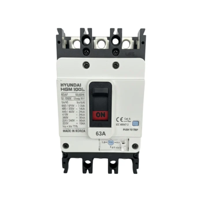Breaker Caja Moldeada HGM100L 3x63A, Hyundai - Imagen 4