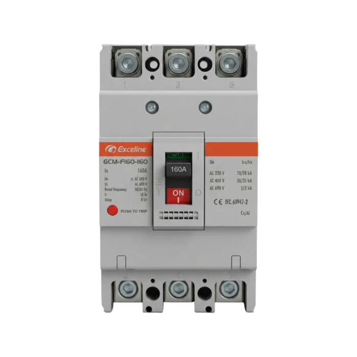 Breaker Caja Moldeada GCM-F160 3x160A 690V, Exceline - Imagen 2