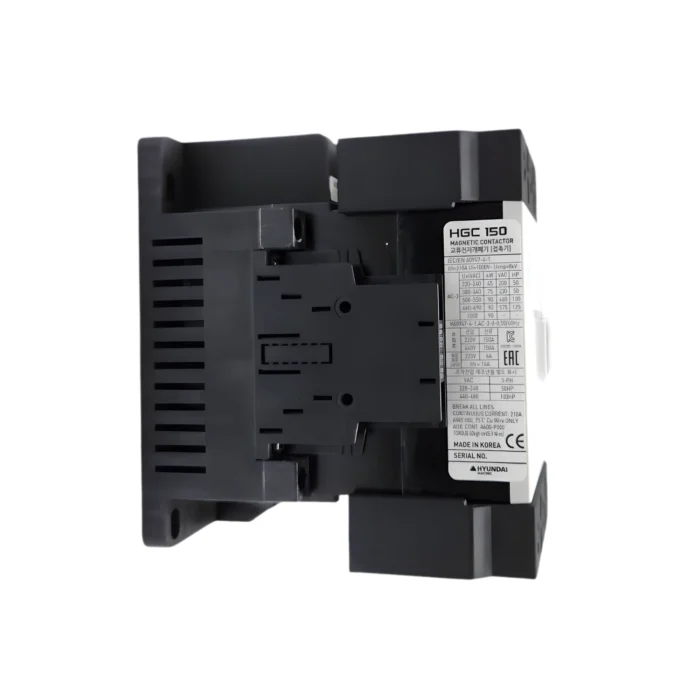 Contactor 3x150A 100-240 VAC / 110-220 VDC Hyundai - Imagen 2
