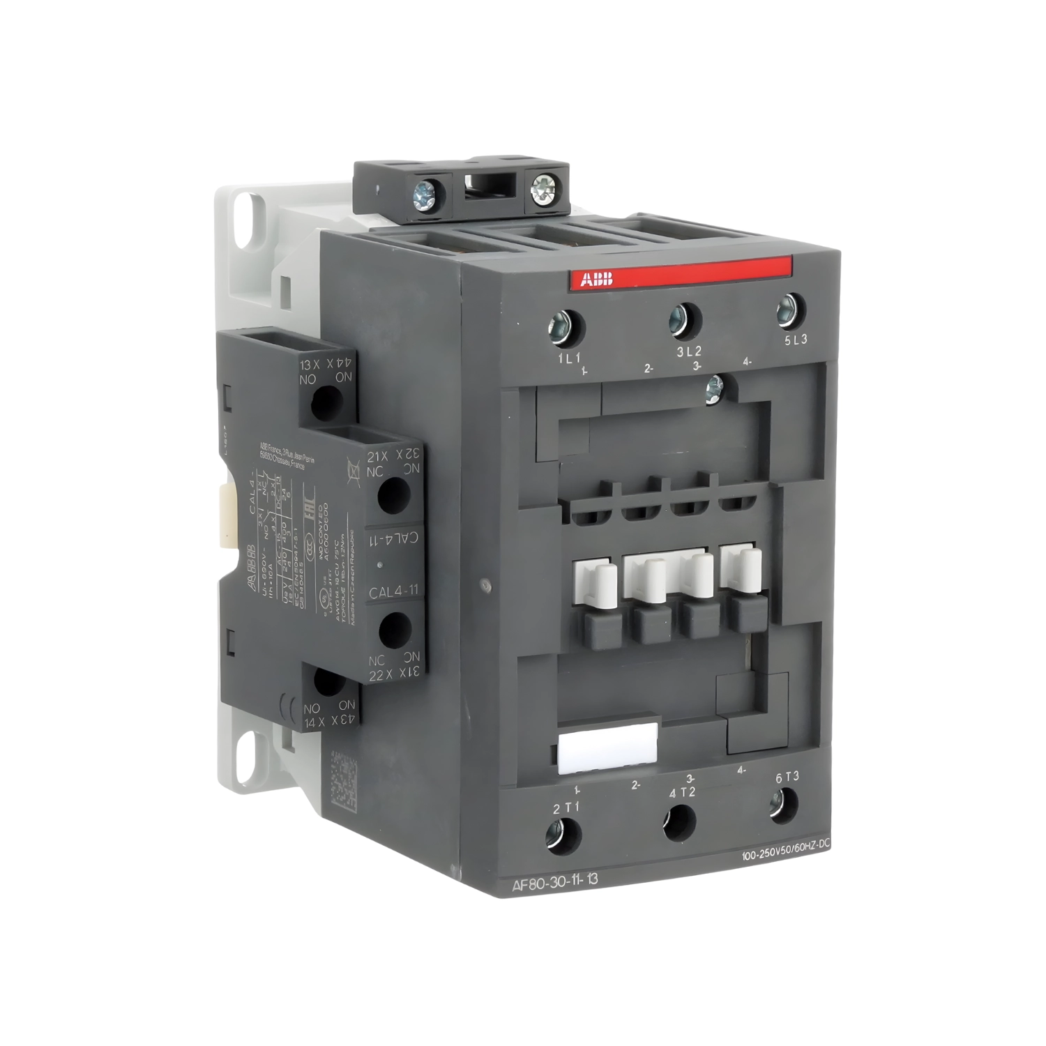 ElectriCaracas Contactor 3x80A 100-250 VacVdc AF80-30-11-13 ABB Contactor 3x80A 100-250 Vac/Vdc ABB - Imagen 1