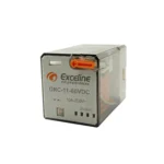 Relé Auxiliar Electromecánico GRC-11 11 Pines 60V DC, Exceline
