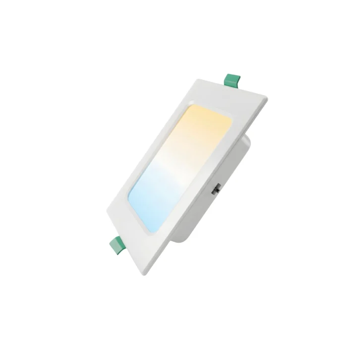 2 Pack Panel Empotrable Cuadrado 5", 9W, Tres Tonos, CompactLumen, Lucerna - Imagen 2