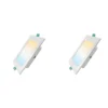 2 Pack Panel Empotrable Cuadrado 6", 15W, Tres Tonos, CompactLumen, Lucerna