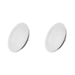 2 Pack Panel Empotrable Redondo 2,5", 3W, 6500K, Línea Clásica, Lucerna