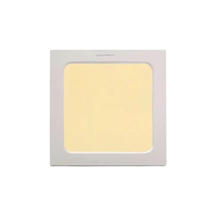 2 Pack Panel Superficial Cuadrado 6", 12W, 3000K, CompactLumen, Lucerna - Imagen 3
