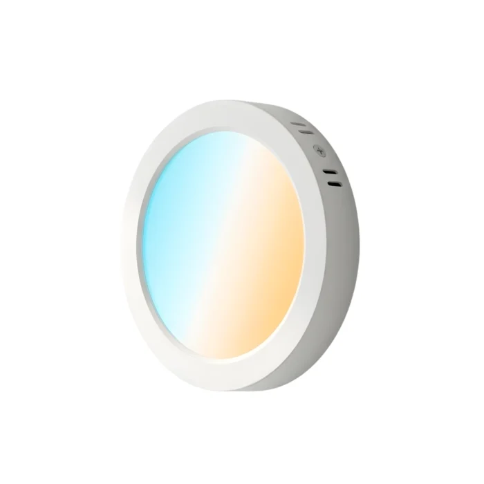 2 Pack Panel Superficial Redondo  6", 12W, Tres Tonos, CompactLumen, Lucerna - Imagen 2