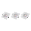 3 Pack Bombillo Spot Cuadrado Dirigible, 7W, Tres Tonos, Lucerna
