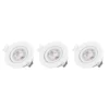 3 Pack Bombillo Spot Redondo Dirigible, 7W, Tres Tonos, Lucerna
