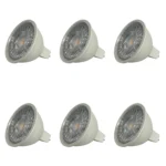 6 Pack Bombillo Dicroico Bi-pin GU5.3, 5W, 4000K, Lucerna