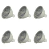 6 Pack Bombillo Dicroico Bi-pin GU5.3, 8W, 4000K, Lucerna