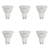 6 Pack Bombillo Dicroico GU10, 5W, 4000K, Lucerna