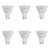 6 Pack Bombillo Dicroico GU10, 8W, 4000K, Lucerna