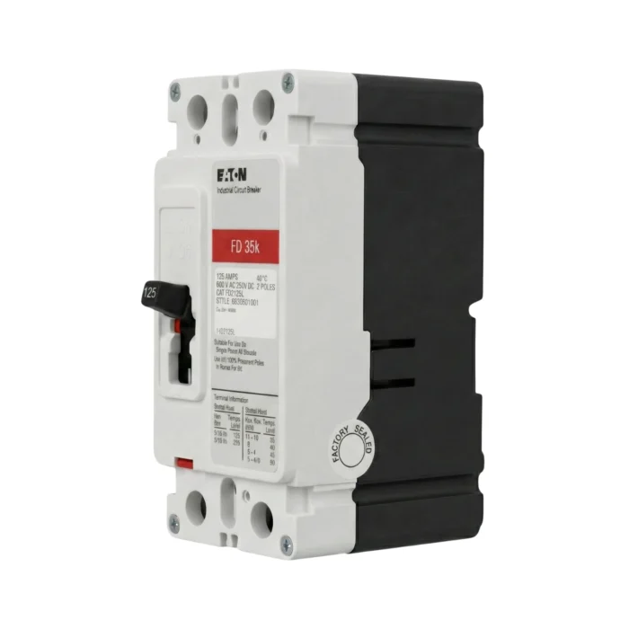 Breaker Caja Moldeada FD 2x125A, Eaton - Imagen 3