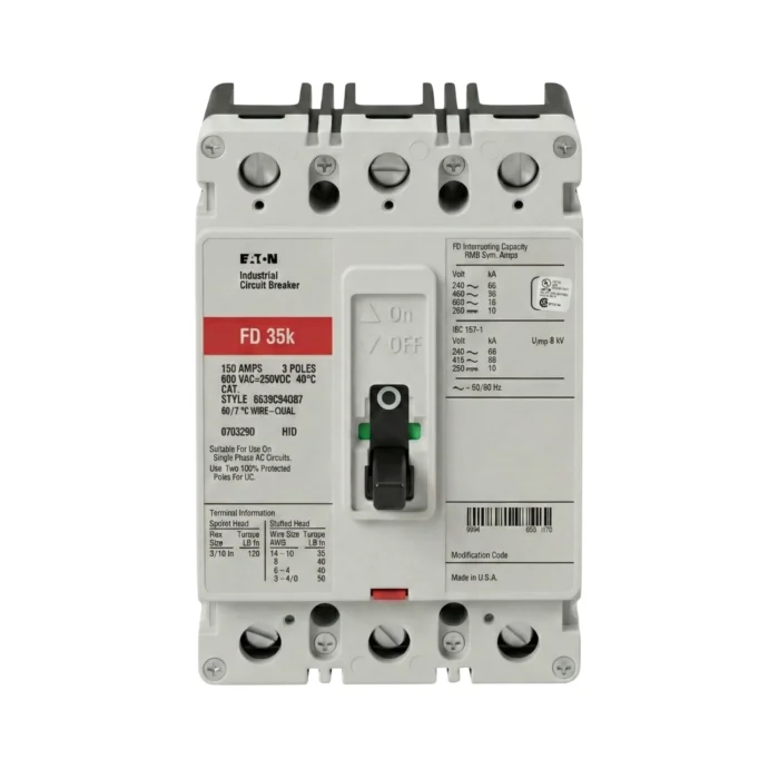 Breaker Caja Moldeada FD 3x150A, Eaton - Imagen 2