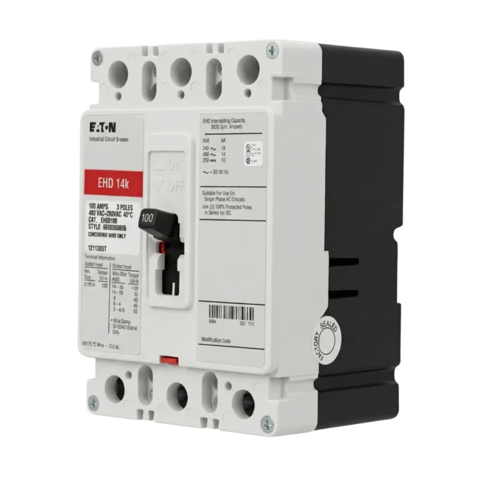 Breaker Caja Moldeada EHD 3x100A Eaton - Imagen 3