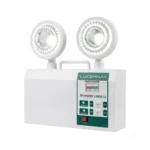 Lámpara de Emergencia Superficial Doble Foco, Batería de Litio 7200mAh, Lucerna