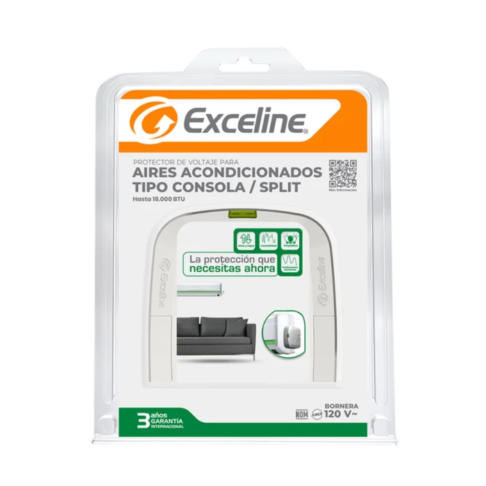 Protector de Voltaje AA Tipo Split, 120V GSM-AS120, Exceline - Imagen 3