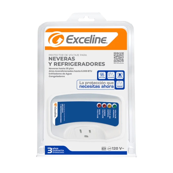 Protector de Voltaje para Nevera, GSM-N, Exceline - Imagen 2