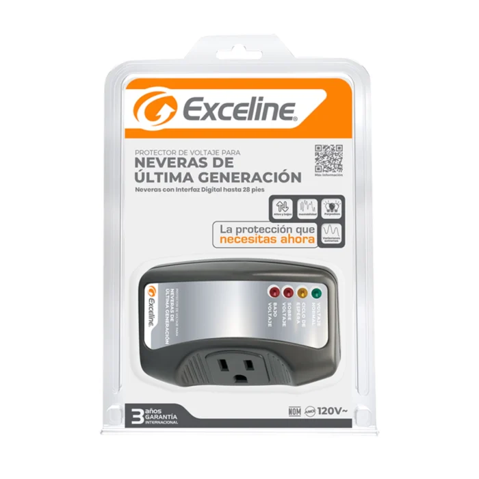 Protector de Voltaje para Nevera Última Generación, GSM-NP, Exceline - Imagen 2