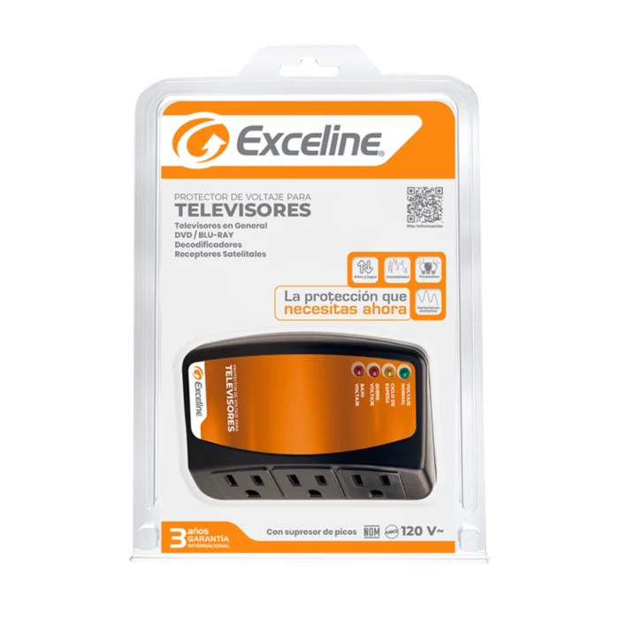 Protector de Voltaje para Televisores, GSM-TV, Exceline - Imagen 2