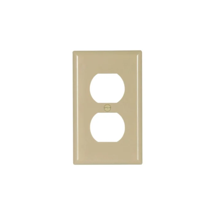 10 Pack Tapa para Toma Doble, Pástico Thermoset, Marfil, Eaton - Imagen 2