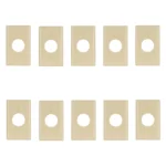 10 Pack Tapa para Toma Sencillo, Plástico Thermoset, Marfil, Eaton